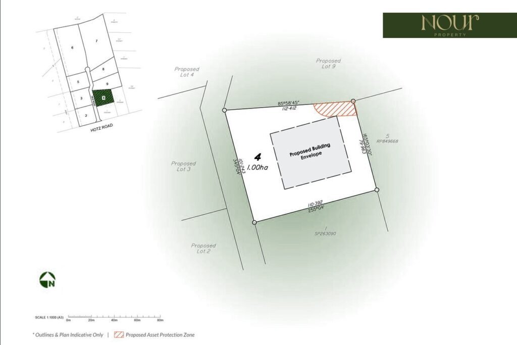 Lifestyle acreage property block for sale